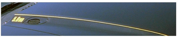 Picture of 1994-98 Mustang Hood Cowl Stripe and Decal Set - 4.6 GT Name
