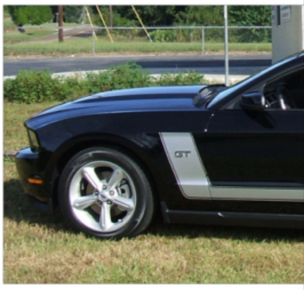 Picture of 2011-13 Mustang 5.0L Numeral Decal Set - for Side L-Stripe Kit