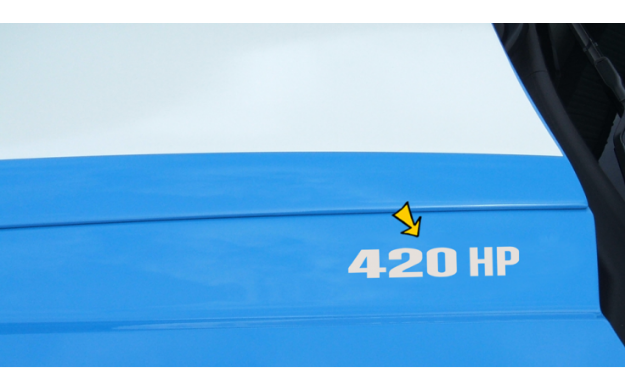 Picture of 2010-14 Mustang Hood Rise Designation Decal Set - 420 HP