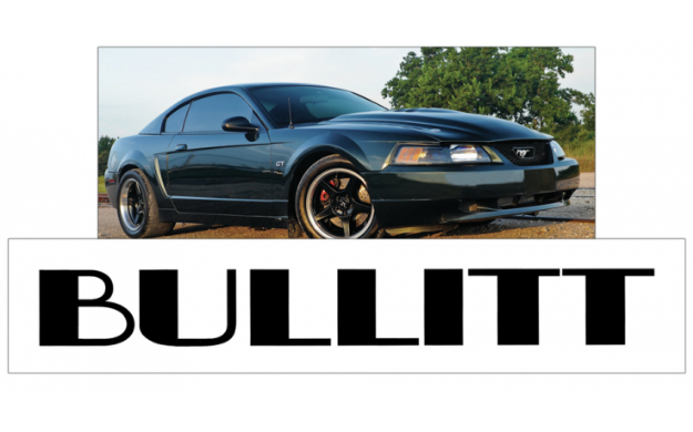 Picture of 2001 Mustang Bullitt Windshield Decal - 3.75" x 30"