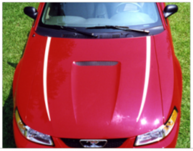 Picture of 1999-04 Mustang Hood Cowl Stripes - 3.8L Designation