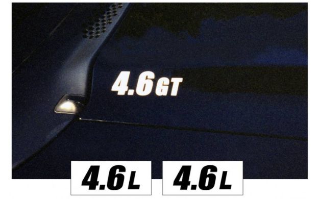Picture of 1994-98 Mustang Hood Cowl Stripe and Decal Set - 4.6L DOHC Name