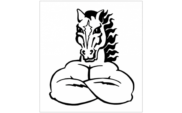 Picture of Mustang Muscle Pony Decal - 26" Tall
