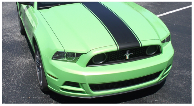Picture of 2013-14 Mustang Center Hood Stripe Kit