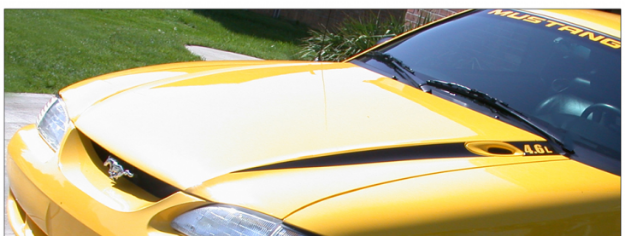 Picture of 1994-98 Mustang Hood Wide Cowl Stripe and Decal Set - GT Name