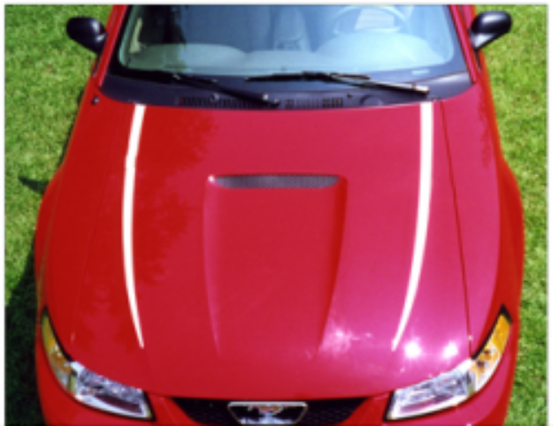 Picture of 1999-04 Mustang Hood Cowl Stripes - 4.6 V8 Designation