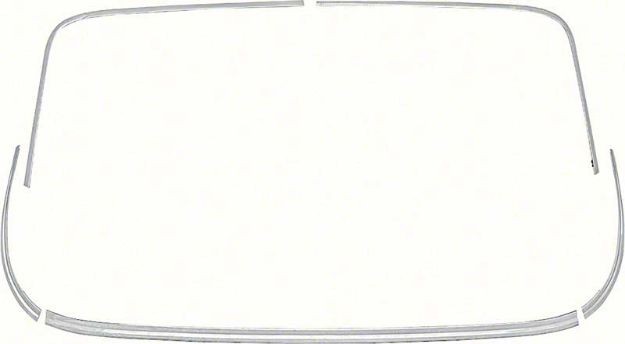 Picture of 1962-64 Impala/ Impala SS 2 Door Hardtop Back GlaSS Molding Set 