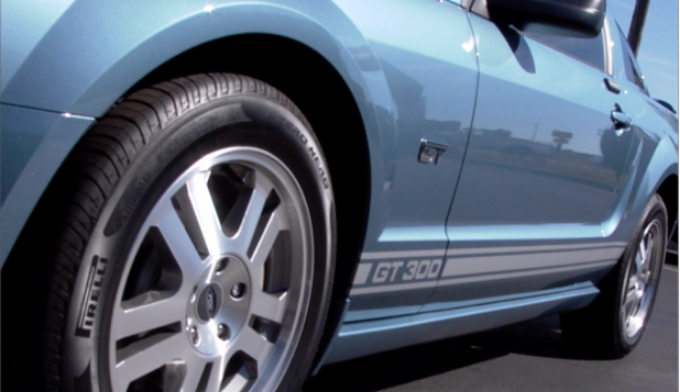 Picture of 2005-12 Mustang Lower Rocker Stripe - GT 300 Name