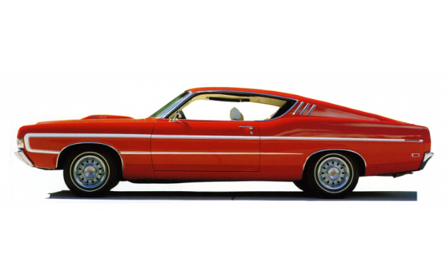 Picture of 1969 Ford Fairlane or Torino Fastback Side C-Stripe Kit
