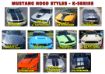 Picture of 2010-12 Mustang Triple Hood Bulge Stripe with Fader Decal Kit