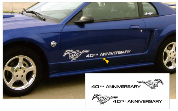Picture of 2004 Mustang 40TH Anniversary Pony Decal Set