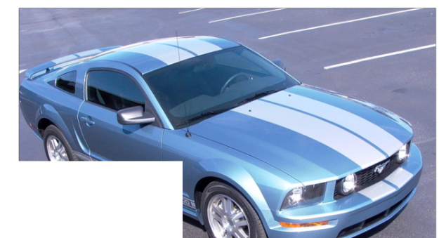 Picture of 2005-09 Mustang Lemans Racing Stripes - High or No Wing - Hardtop