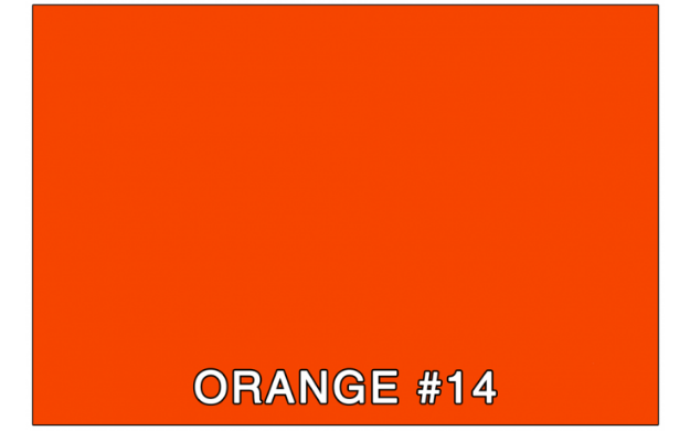 Picture of COLOR SAMPLE - 3M ORANGE #14 (OR)