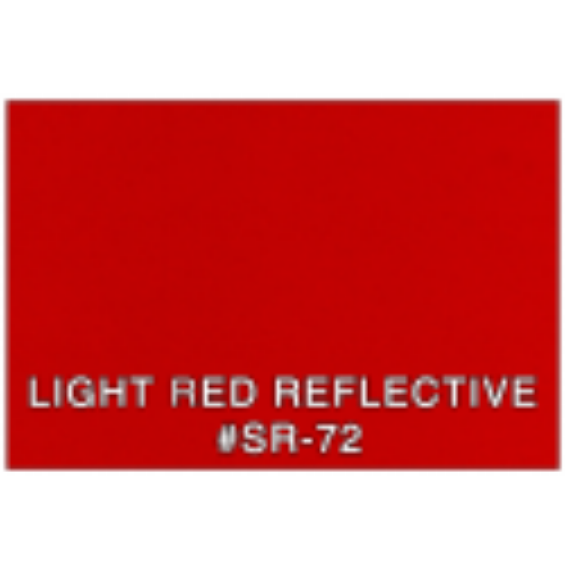 Picture of Color Sample- 3M Light Red Reflective #R72 (LR-R)
