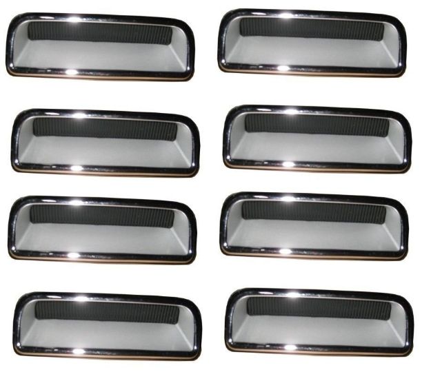 Picture of 1971 Barracuda Cuda Fender Louvers Gills 8 Piece Package 