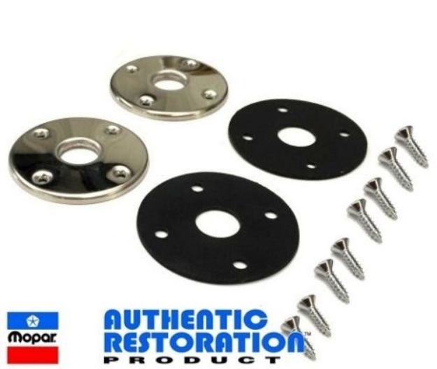 Picture of 1970-1974 E-Body Plymouth Cuda Hood Pin Bezels