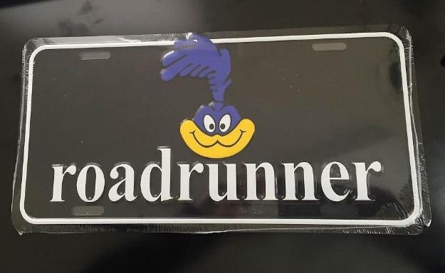 Picture of Plymouth Roadrunner License Plate