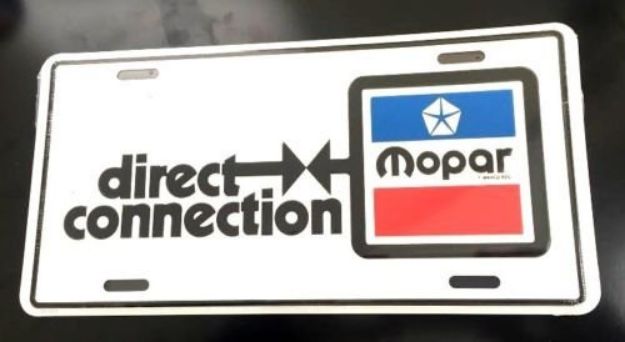 Picture of Mopar Direct Connection License Plate