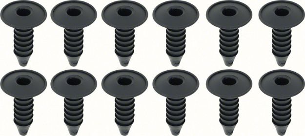Picture of 1955-81 Gm Cars & Trucks - Plastic Firewall Insulation Retainer Set (12 Pieces) 