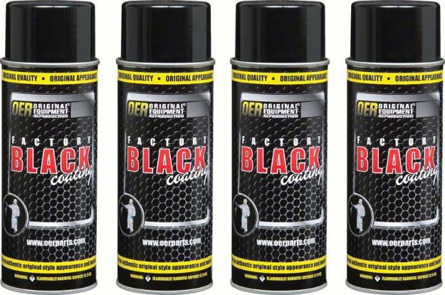 Picture of Factory Black Coatings Set of Four 16 Oz Aerosol Cans 