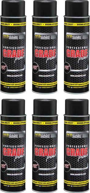 Picture of Red Oxide Professional Grade High Solids Sanding Primer Case of 6 - 20 Oz Aerosol Cans 