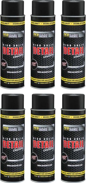 Picture of Dark Gray High Solids Detail Coating Case of 6 - 20 Oz Aerosol Cans 