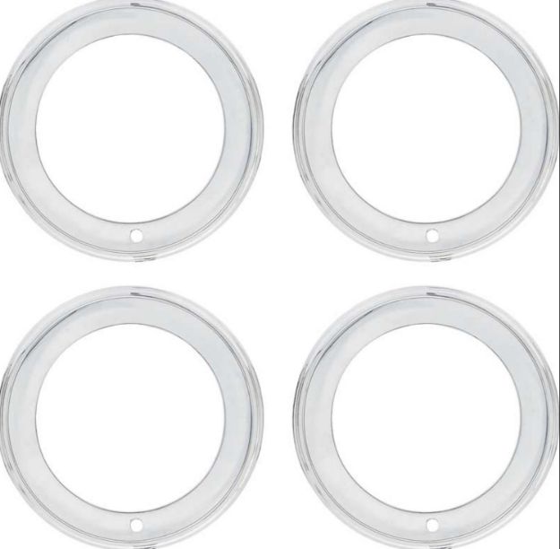 Picture of 15 X 7 Stainless Rally Wheel Trim Ring Set (4) 