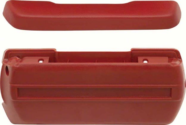 Picture of 1968-72 Standard Red Front Arm Rest Kit 
