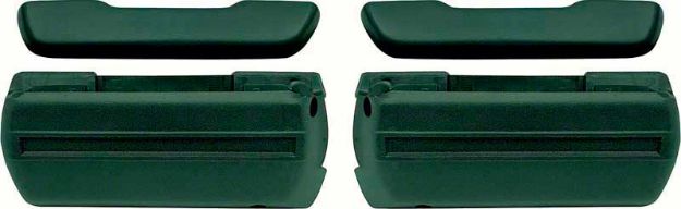 Picture of 1968-72 Standard Dark Green Front Arm Rest Kit 