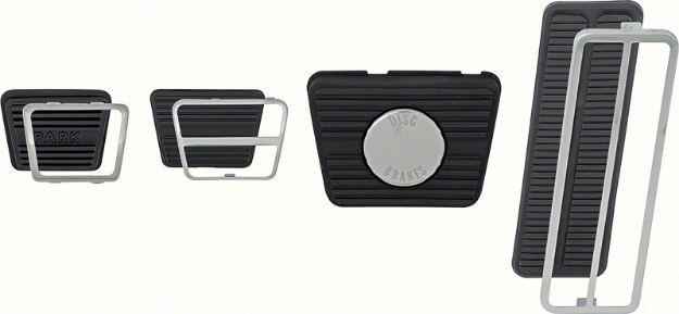 Picture of 1967-68 Camaro / Firebird with Disc Brakes and Manual Transmission Pedal Pad Kit 