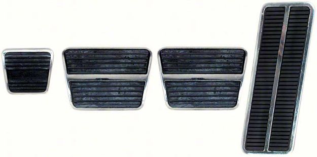 Picture of 1969-75 Camaro, 1970-75 Firebird with Drum Brakes and Manual Transmission Pedal Pad Kit 