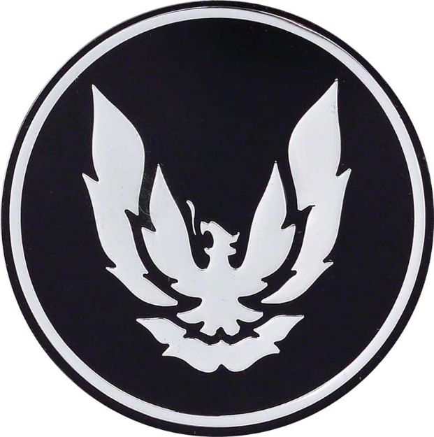 Picture of 1988-92 GTA Wheel Cap Medallion Chrome/Black2-1/8" diameter 