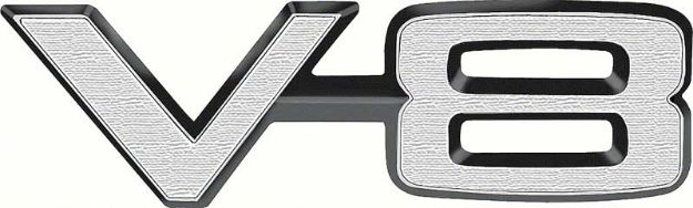 Picture of 1966-70 Mopar V-8 Fender Emblem 