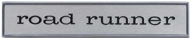 Picture of 1968-69 Road Runner Dash / Door / Trunk Emblem Assembly 