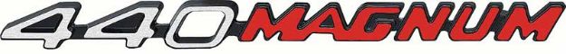 Picture of 1970-71 Dodge Challenger "440 Magnum" Hood Emblem 