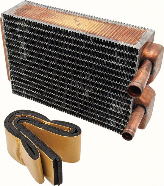Picture of 1963-67 Chevrolet Impala/Full-Size W/O AC - Copper/Brass Heater Core (9-1/2" X 6-3/8" X 2-1/2") 