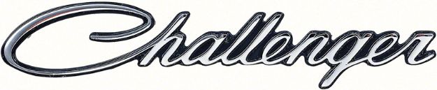 Picture of 1970-74 Challenger Deck Lid / Fender / Quarter Panel Emblem - 3 Pin Style 