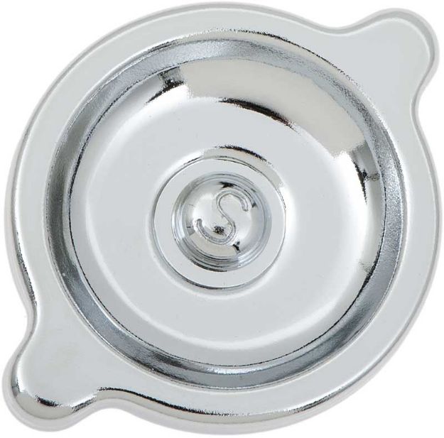 Picture of 1964-81 Chevrolet Car & Truck With V8 Engines - Oil Filler Cap With "S" Marking - Chrome 