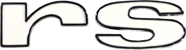 Picture of 1967 Camaro "rs" Front Fender Emblem 