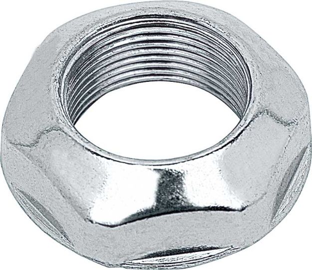 Picture of 1969-96 Chrome Flat Style Bezel Nut For Original Antenna Base 11/16" ID 