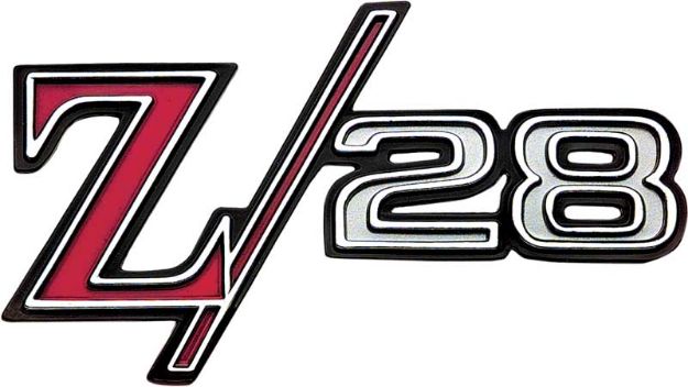 Picture of 1968 Camarop "Z/28" Front Fender Emblem 