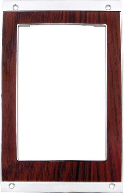 Picture of 1969 Camaro Automatic Transmission Cherrywood Console Shift Plate 