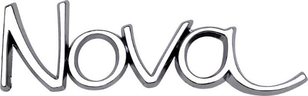 Picture of 1968 "Nova"Quarter Panel Emblem / 1969-72 "Nova" Front Fender Emblem 
