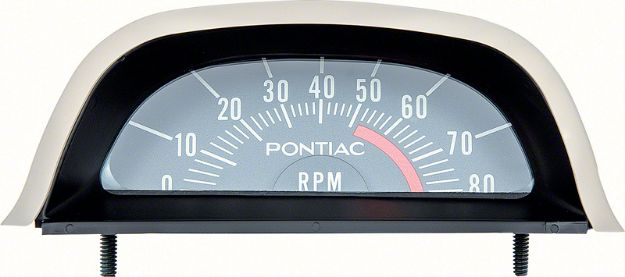 Picture of 1968 Pontiac Hood Tach 5200 Red Line - V8 Point Ignition 