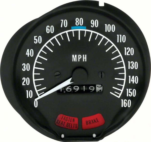 Picture of 1970-74 Firebird 160 Mph Speedometer With Seat Belt Warning 