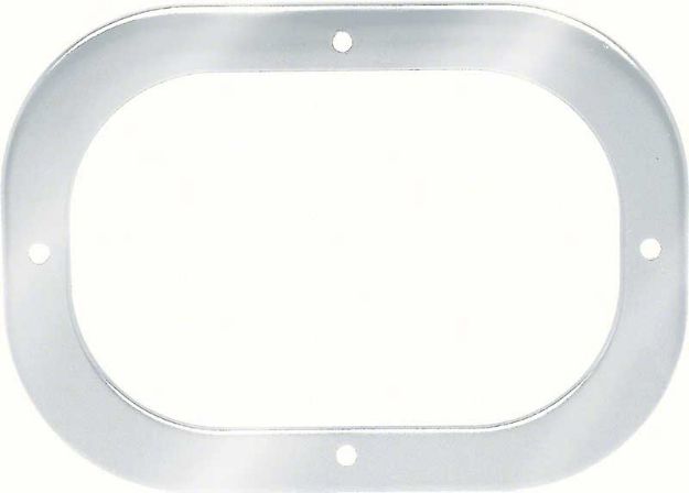 Picture of 1969 Chrome Hurst Gearshift Boot Retainer Plate 