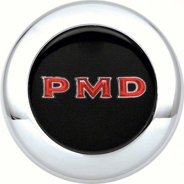 Picture of 1967-72 Firebird Rally Ll Center Cap - Black With Red "pmd" 