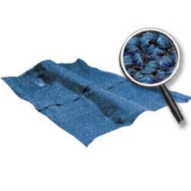 Picture of 1960 Impala / Full Size 4 Door Sedan Blue/Black Tuxedo (Salt & Pepper) Carpet Set 