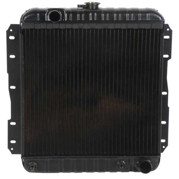 Picture of 1958 Impala/Full Size V8-283 W/ AT - RadiATor 3 Row (18" X 19-1/4" X 2") Copper/Brass Core 