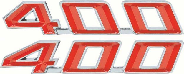 Picture of 1967-69 Firebird 400 Hood Emblems 